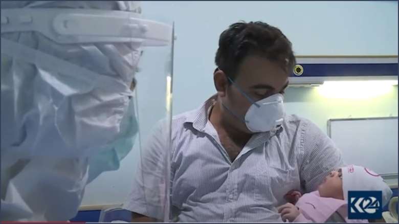 Duhok’ta 17 günlük bebek Covid-19’a yakalandı